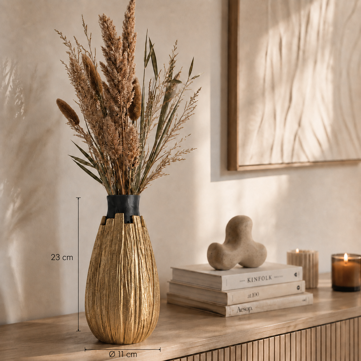 Vionel Bloom – Vase für Frisch - und Trockenblumen